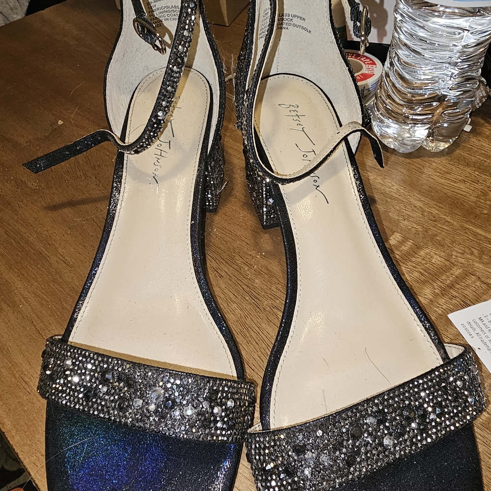 Betsey Johnson Glittering Black Heels